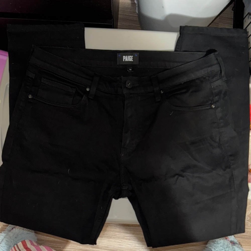 Paige Men's Black Jeans